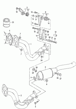 Труба системы выпуска ОГ