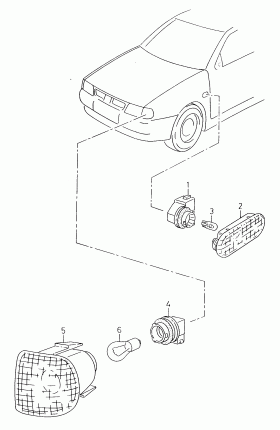 Фонарь указателя поворота