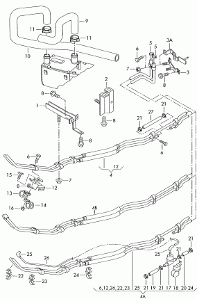 Трубопровод системы охлаждения