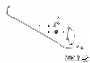 стабилизатор задний