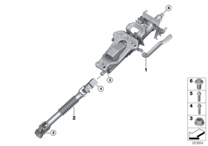 Рулевая колонка с механическим приводом