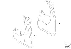 Дефлекторы, брызговики, накладки