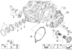 детали редуктора заднего моста