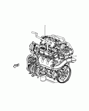 ENGINE ASSEMBLY AND SERVICE LONG BLOCK 3.3L [EGA]