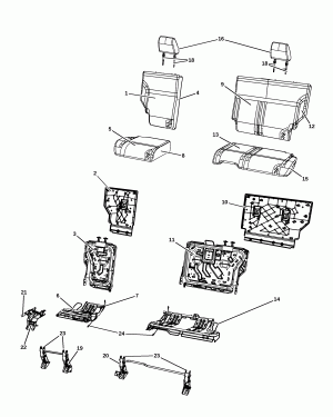 REAR SEAT TRIM CODE [A7]