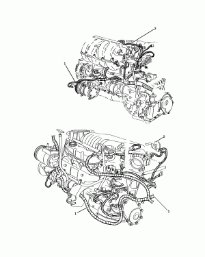 WIRING, ENGINE AND RELATED PARTS