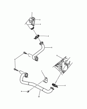 INTAKE MANIFOLD AIR LINES 2.8L DIESEL [ENR]