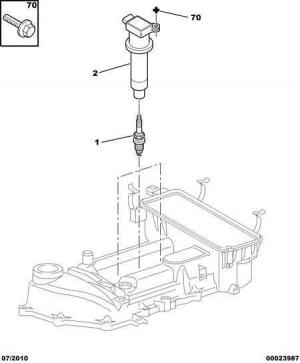 Свеча зажигания, накаливания