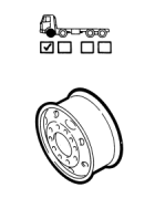 Wheel size front ax1
