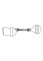 Twin axle prop shaft