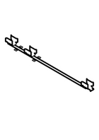 Cable duct rear pce.