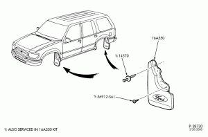 Дефлекторы, брызговики, накладки