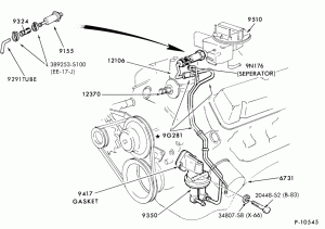 8 CYL. 5.0L (302 C.I.D.)-In-line filter installation