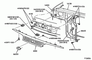 RADIATOR, GRILL AND COOLING-RADIATOR GRILLE & RELATED PARTS - Ford