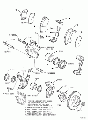 BRAKES-Brake asy. - disc front