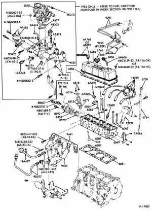 4 CYL. 2.5L (153 C.I.D.) HSC-Cylinder block- external