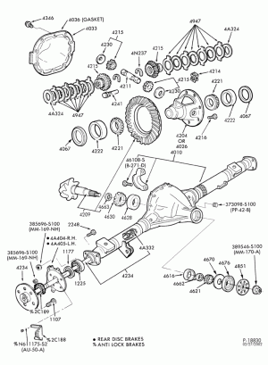 DRIVESHAFT-REAR AXLE - locking