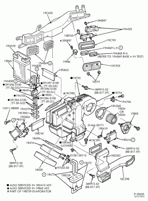 HEATERS-Auxiliary heater & evaporator - rear-DM