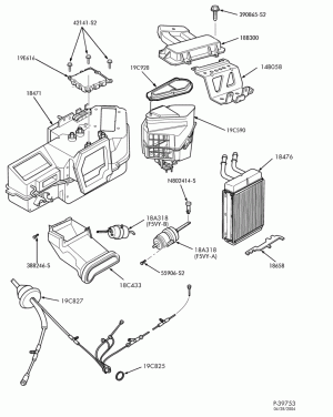 AIR CONDITIONER-Air conditioner parts - passenger compartment