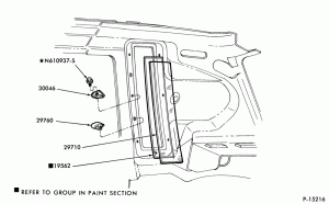 BODY SIDES AND QUARTER-Window parts - quarter