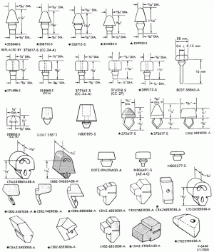 BODY SIDES AND QUARTER-Door bumpers
