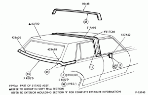 ROOF AND BACK BELT - W/HALF AND FULL VINYL ROOF