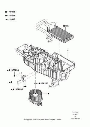 Радиатор отопителя салона