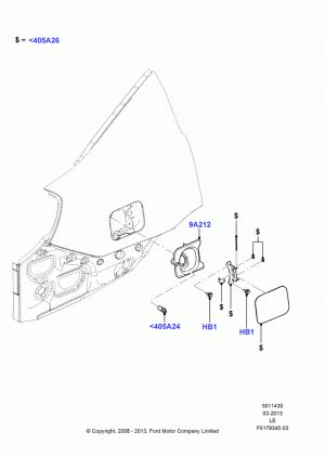 Fuel Tank Filler Door and Controls; 05/MAY/2008