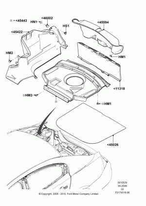 Load Compartment Trim; 05/MAY/2008-06/FEB/2012