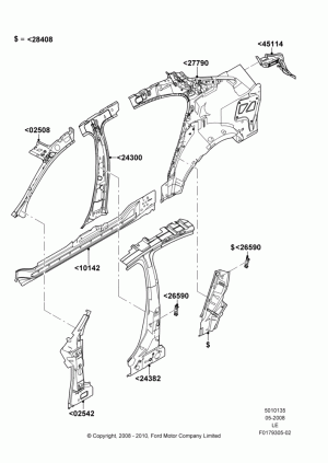 Side Panels - Inner; 05/MAY/2008-06/FEB/2012