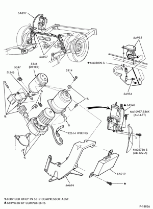 FRONT SPRING AND STABILIZERS-REAR SUSPENSION - automatic load leveling system