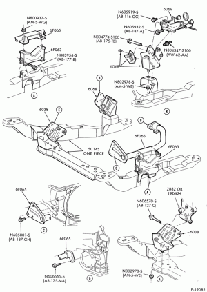 4 CYL. 2.5L (153 C.I.D.) HSC-E (Taurus) & ME (Sable) - A/T