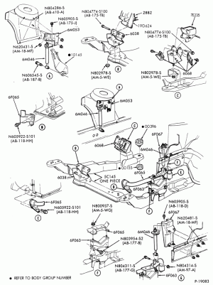 6 CYL. 3.0L (183 C.I.D.)-E (Taurus) & ME (Sable)