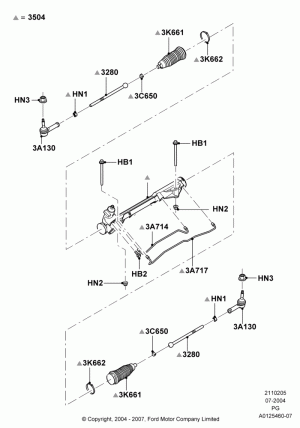 Тяга рулевая, маятник, поперечная тяга