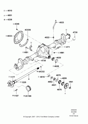 Мост передний, задний