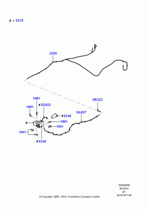 Air Suspension Compressor and Lines; 02/AUG/2006-30/JUN/2017