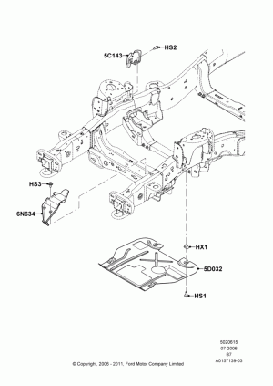 Splash and Heat Shields; 02/AUG/2006-13/OCT/2010