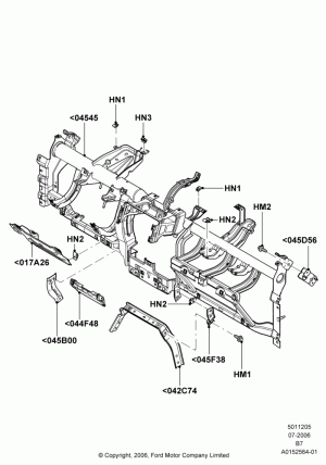 Instrument Panel, Installation; 02/AUG/2006-30/JUN/2017