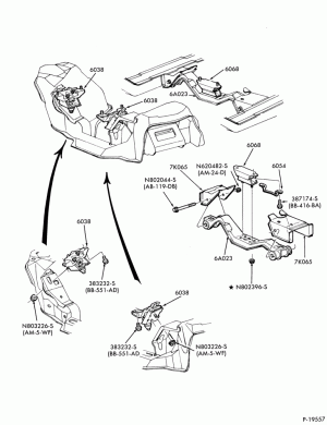8 CYL. 5.0L (302 C.I.D.)-F (Mustang - exc. convertible) & J (Capri)