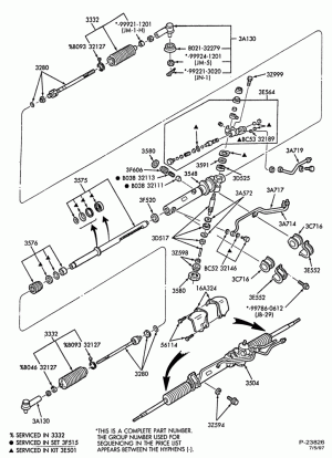 Тяга рулевая, маятник, поперечная тяга