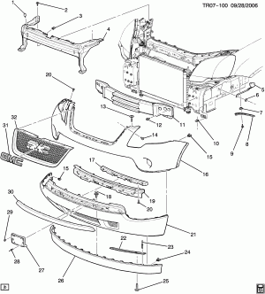 BUMPER/FRONT (G.M.C. Z88)