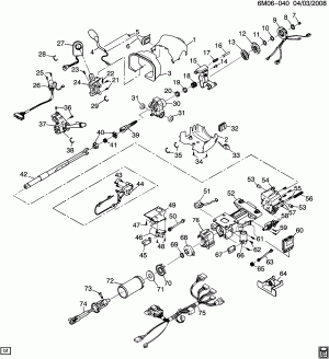 STEERING COLUMN/TILT (C/S)
