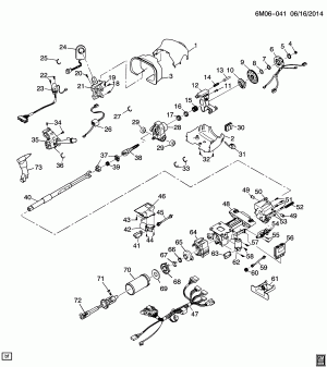 STEERING COLUMN/POWER TILT (F/S)(N37)