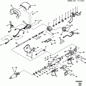 STEERING COLUMN/TILT TLSCP (POWER)(N37,RHD)
