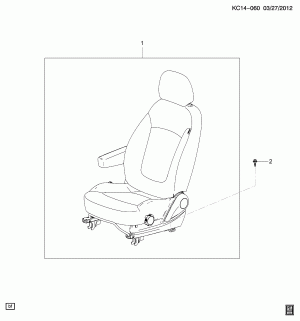 FRONT SEAT MOUNTING DRIVER