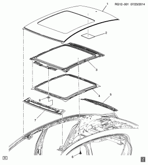 SHEET METAL/BODY-ROOF (SUNROOF C3U)