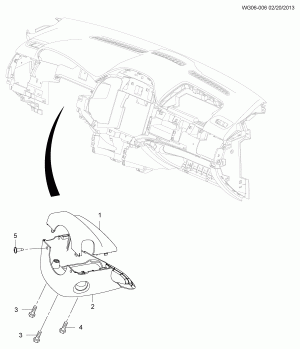STEERING COLUMN COVER
