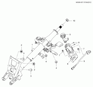 STEERING COLUMN & RELATED PARTS