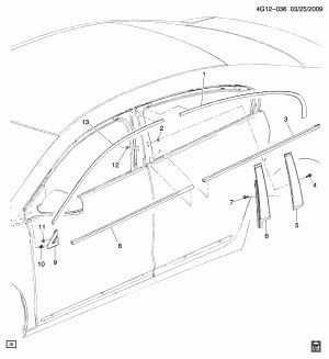 MOLDINGS/BODY-ABOVE BELT