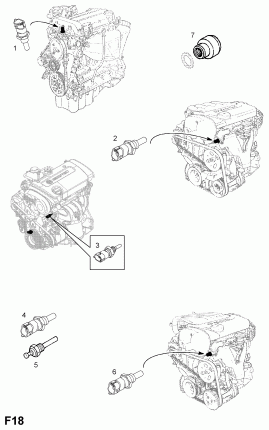 БЛОК ТЕМПЕРАТУРЫ ВОДЫ ДВИГАТЕЛЯ - ДАТЧИК